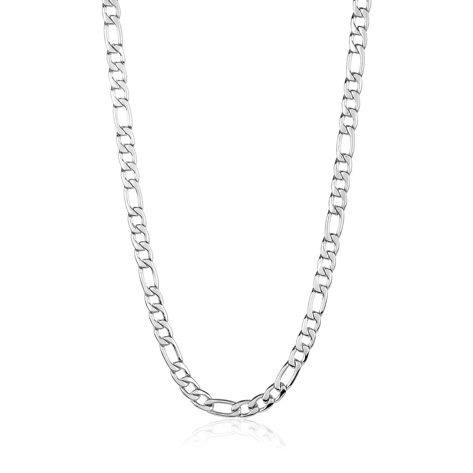 Image of Invicta Men's Stainless Steel 8mm Figaro Chain 24
