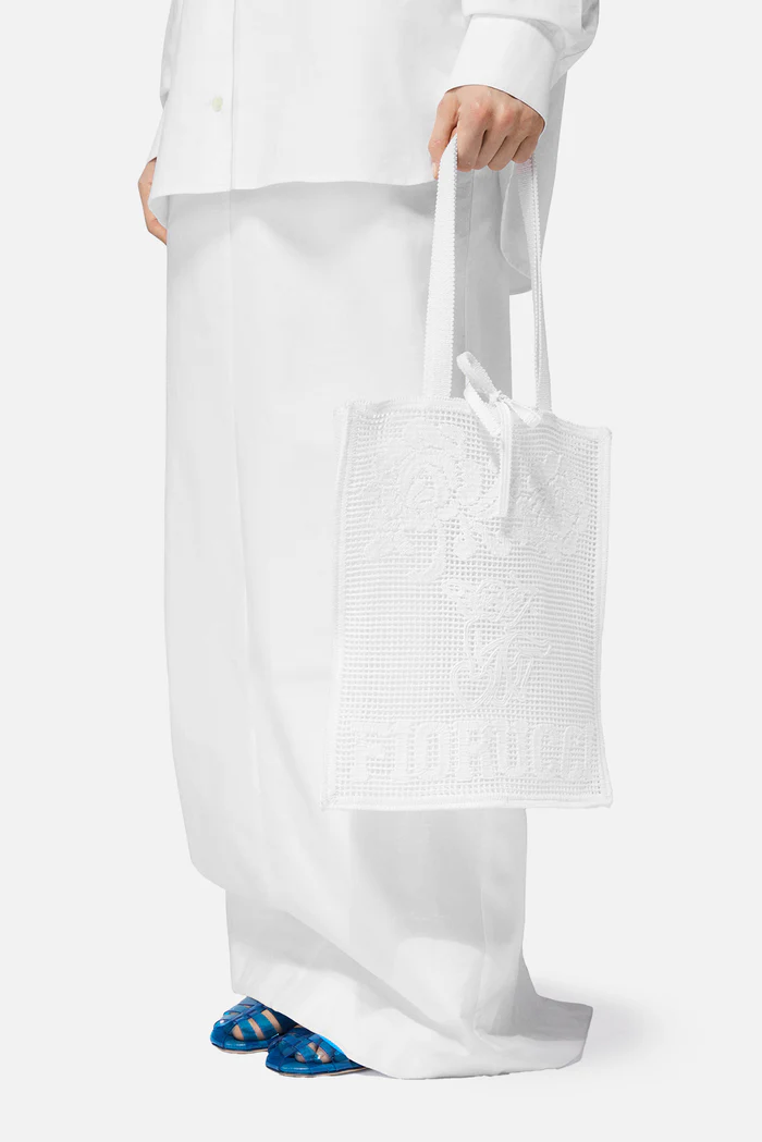 Crochet Angel Tote Bag