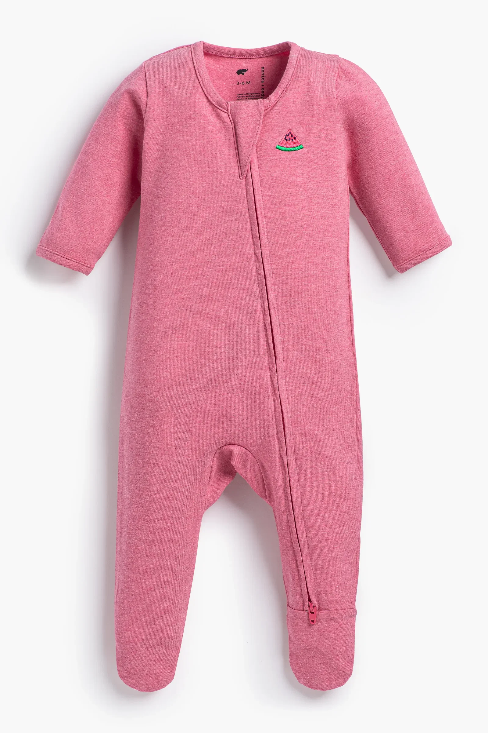 Image of Zipper One-Piece In Little Watermelons