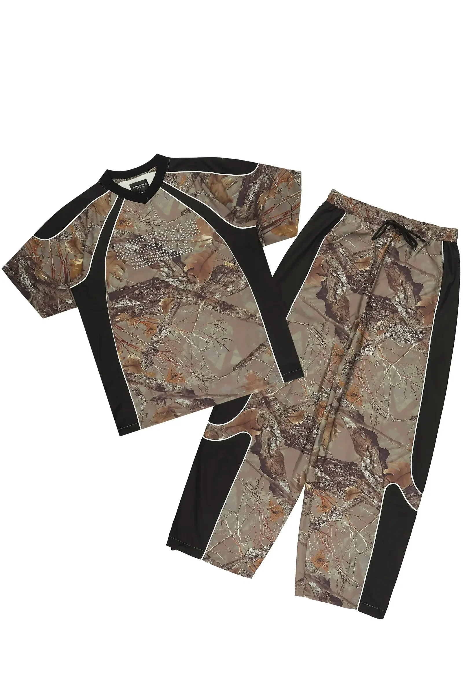 Image of Finda Camo Windbreaker Teen Nylon Track Set