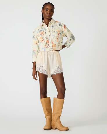 DAISEE SHORT BIRCH WHITE