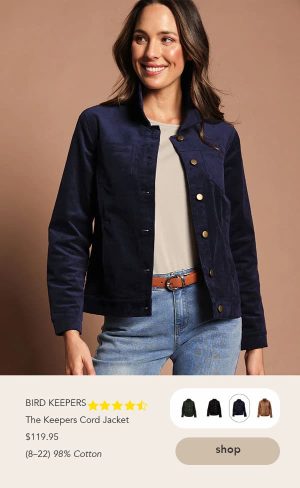 the keepers cord jacket darknavy