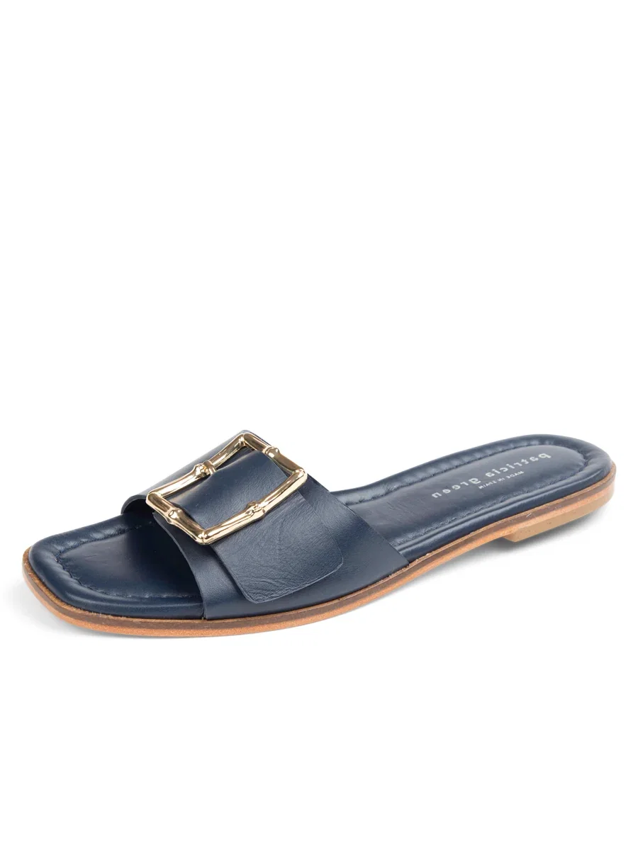 Image of Berkley Bamboo Buckle Flat Sandal