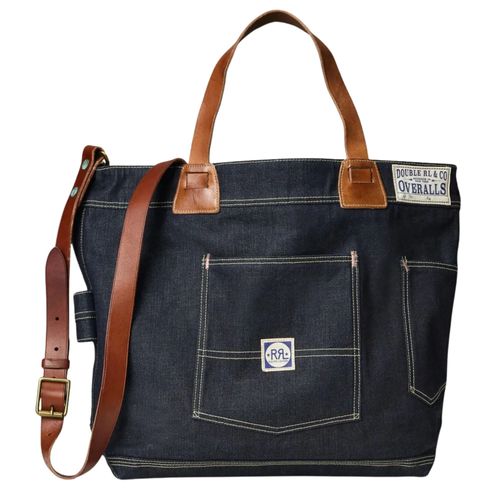 RRL by Ralph Lauren Leroy Denim Tote Bag - Indigo