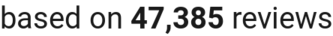 number of reviews