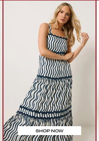 LTS Tall Ivory White & Blue Swirl Maxi Dress