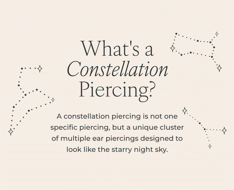 What's a constellation piercing?