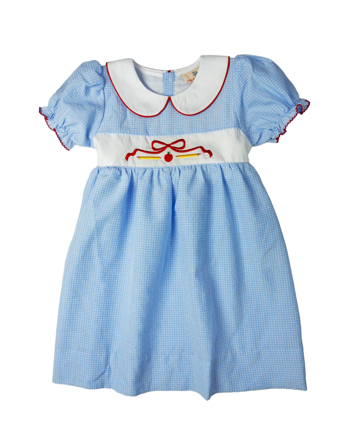 Image of Scholastic Sweetheart Embroidered Dress
