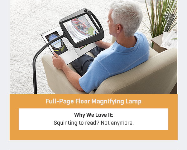 Full-Page Floor Magnifying Lamp