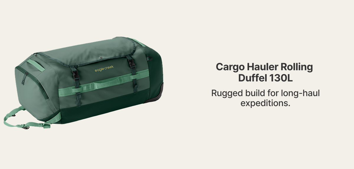 Cargo Hauler Rolling Duffel 130L