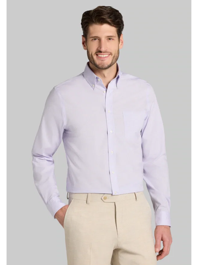 Jos. A. Bank Slim Fit Solid Comfort Stretch Dress Shirt