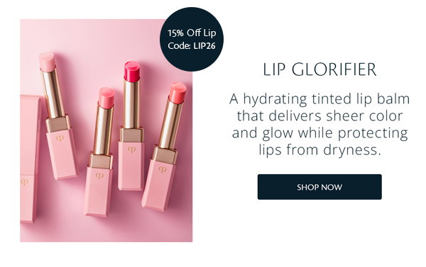 Shop our Lip Glorifier, use code LIP26 and get 15% off.