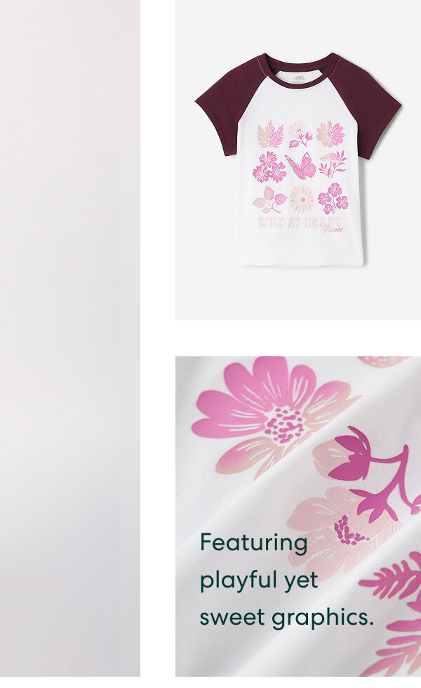 Featuring playful yet sweet graphics.