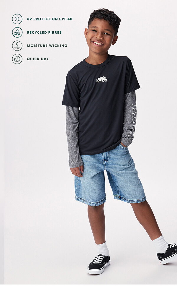 Kids Renew Cooper Long Sleeve T-Shirt