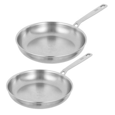 CULINARY FIVEPLY Frying pan Set uncoated 24cm/28cm