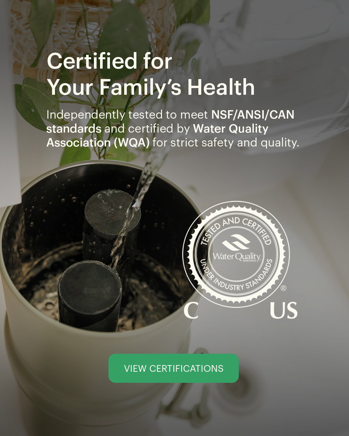 Certified for Your Family's Health