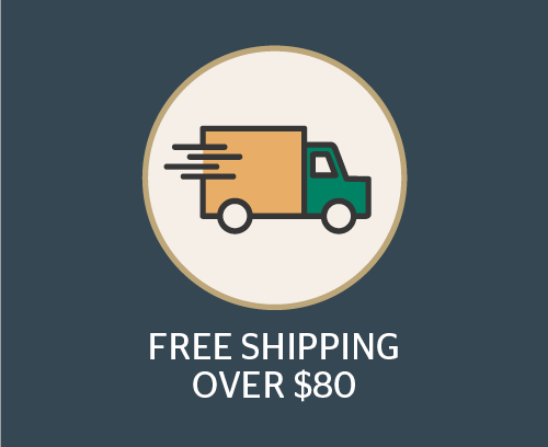 FREE Shipping over $80 orders