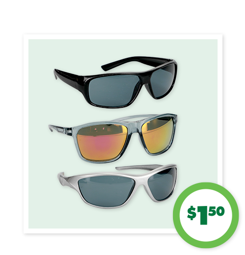 $1.50 Sport Sunglasses, 1-ct.