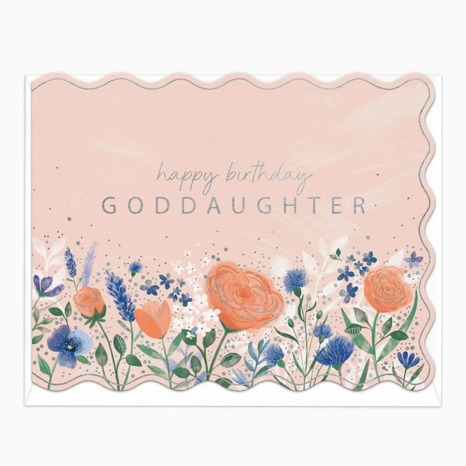 Image of H431 - Cottage Garden God-Daughter Birthday Card