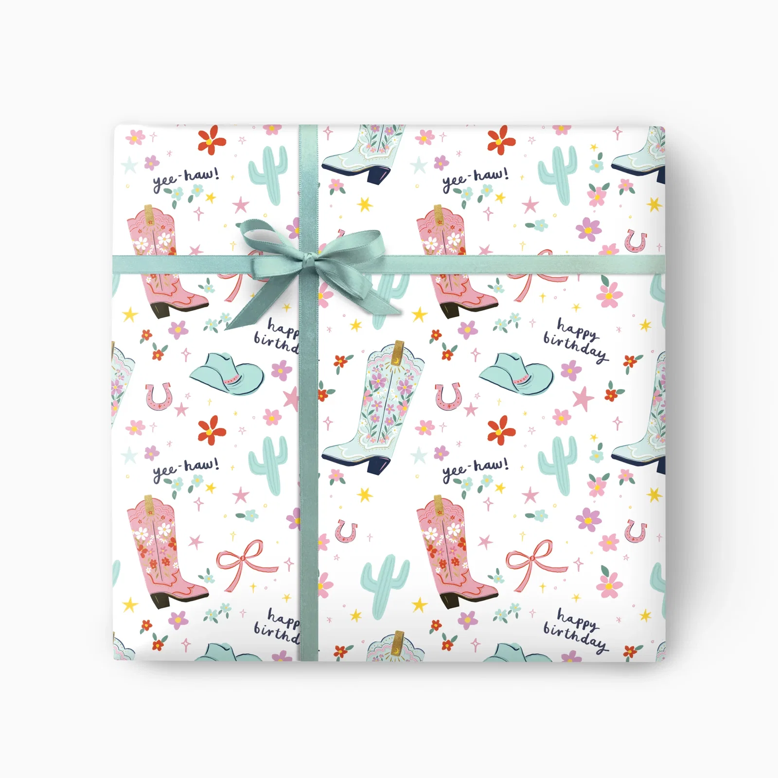 Image of GWP170 - Cowboy Fun Wrapping Paper