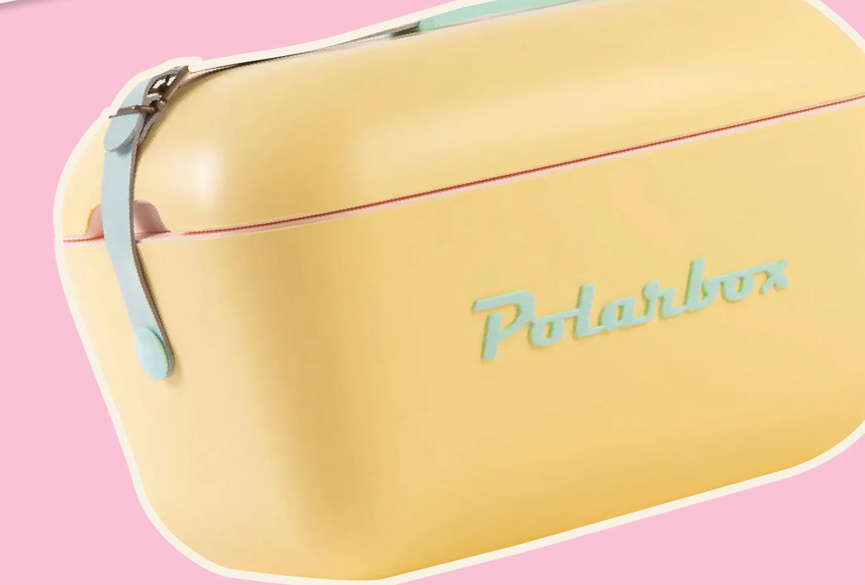12L RETRO COOLBOX YELLOW CYAN POP