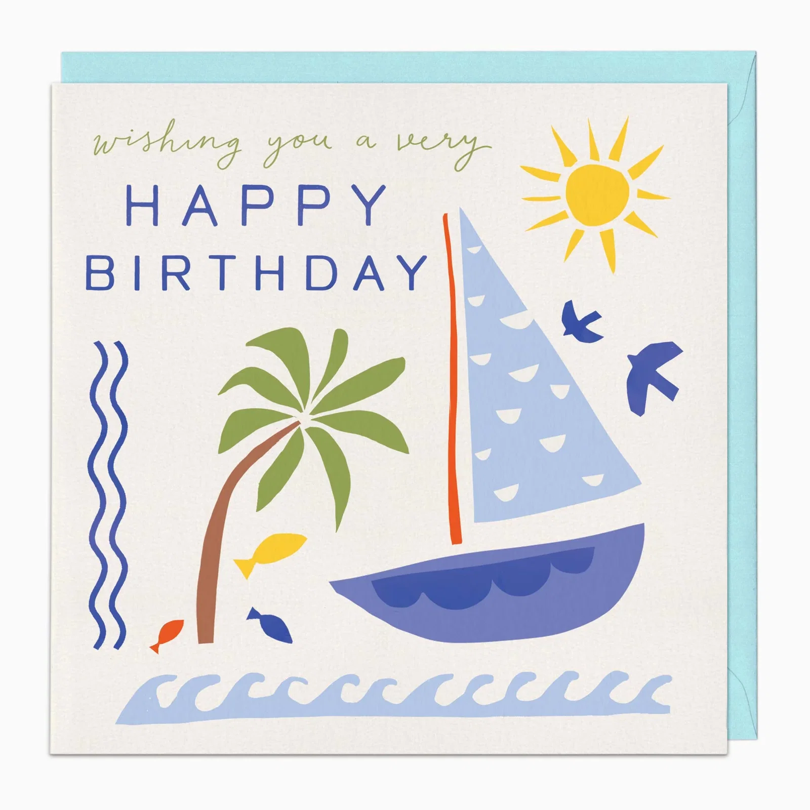 Image of H444 - Boat Days Birthday Card