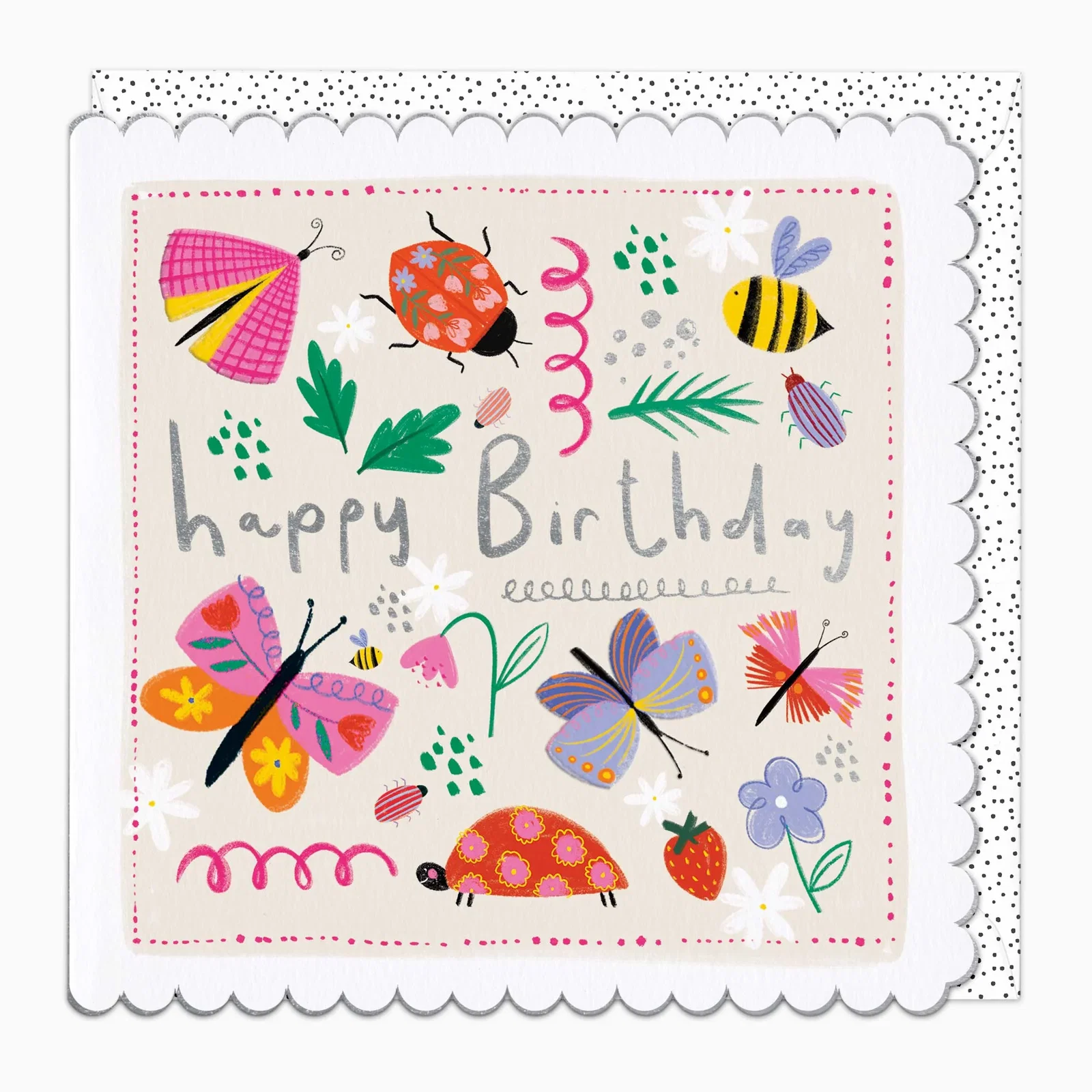 Image of H483 - Busy Bugs Birthday Card