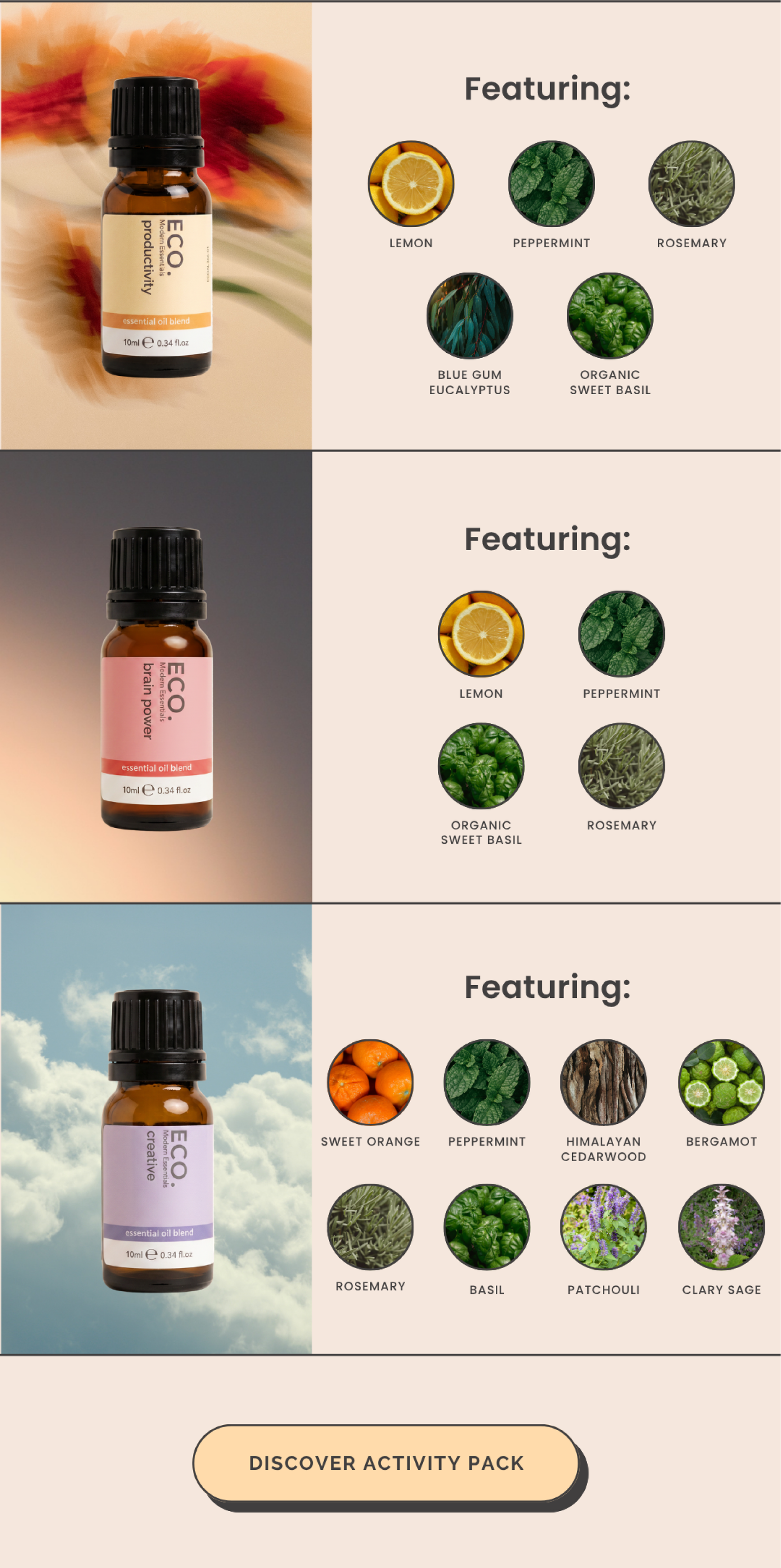 blend ingredients