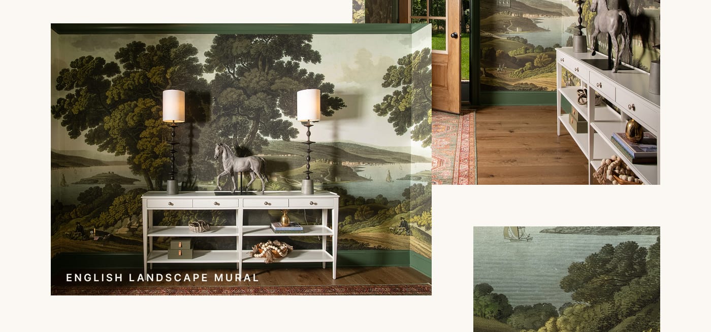 English Landscape Mural