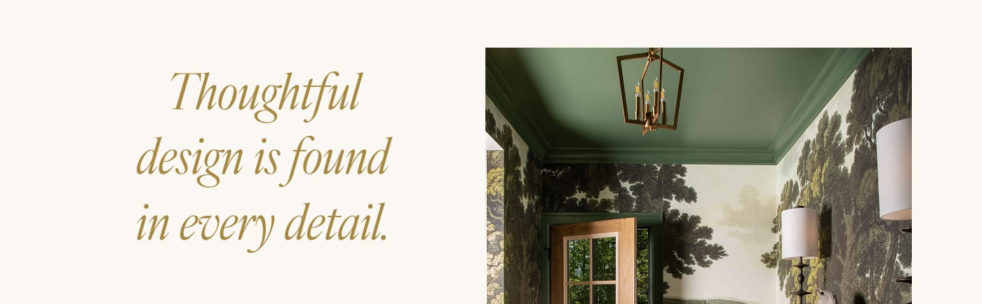 Thoughtful design is found in every detail.