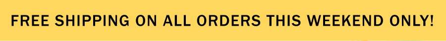 Free shipping on all orders