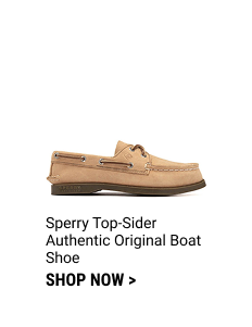 Sperry Top-Sider Authentic Original Boat Shoe - Little Kid / Big Kid - Tan