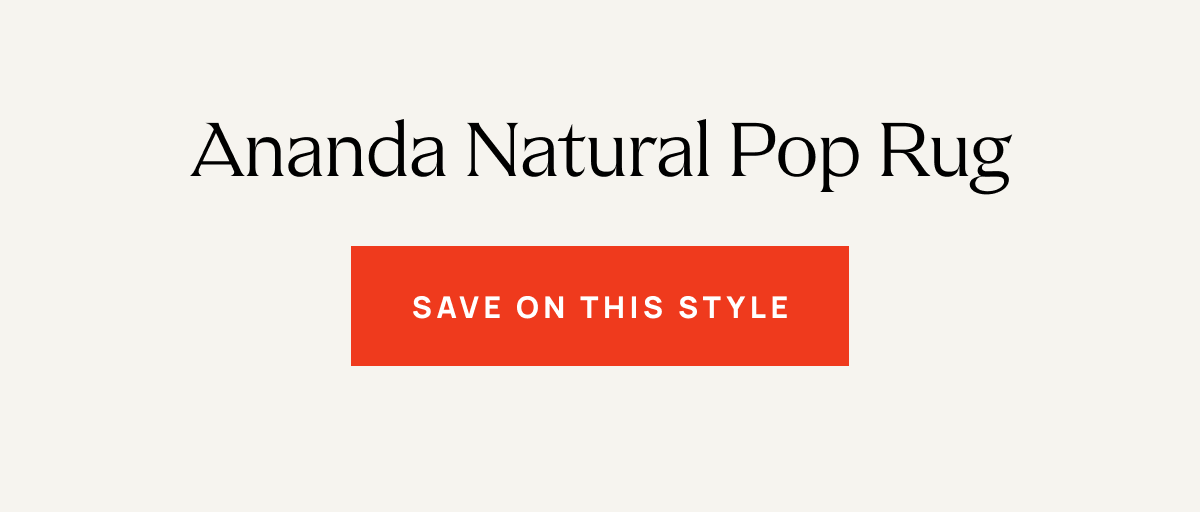 Ananda Natural Pop Rug