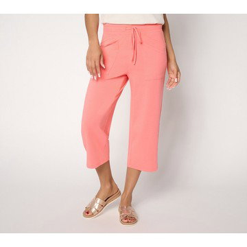 AnyBody Regular Cozy Knit Jersey Capri Pants