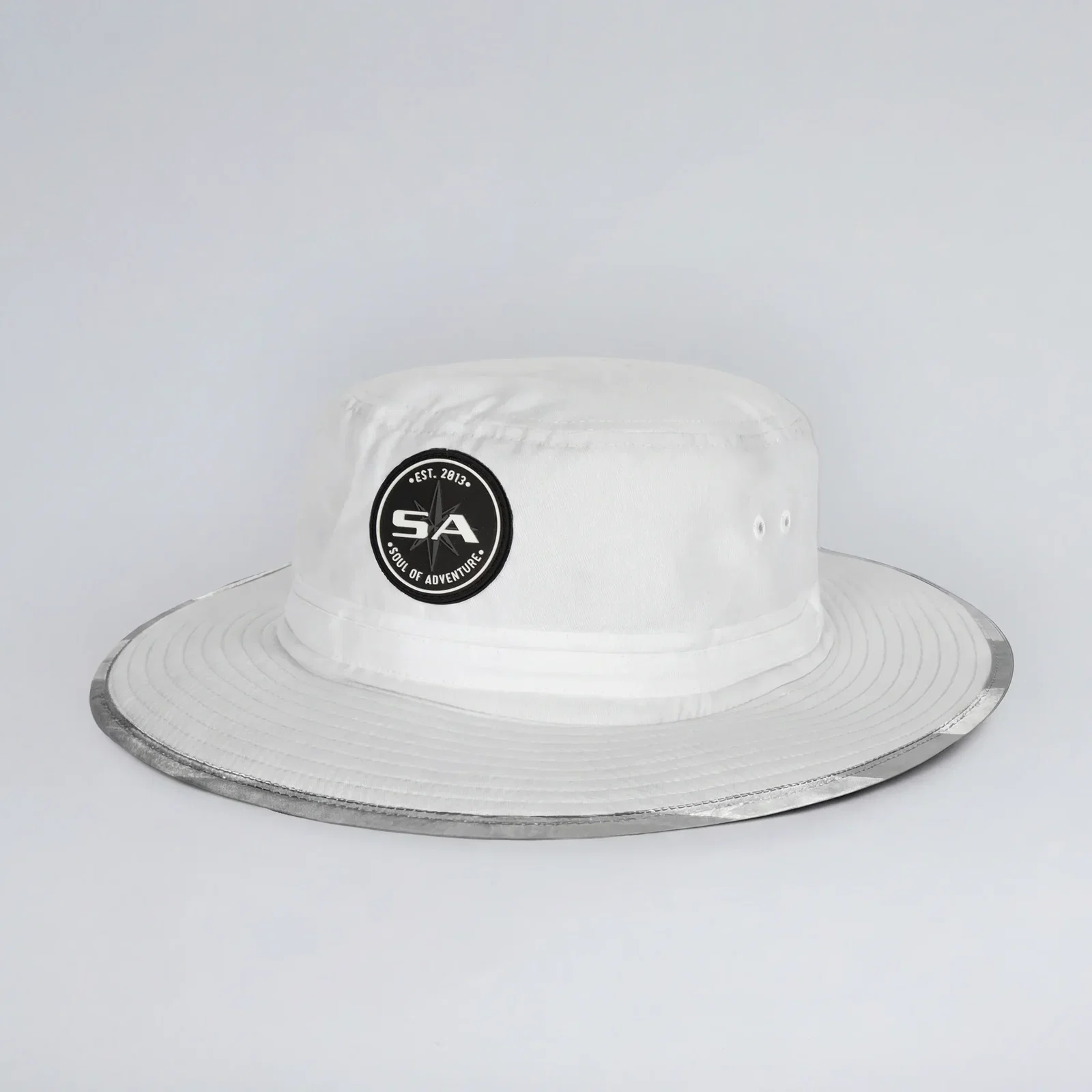 Image of Bucket Hat | Ghost American Flag | White