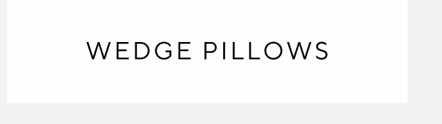 Wedge pillows