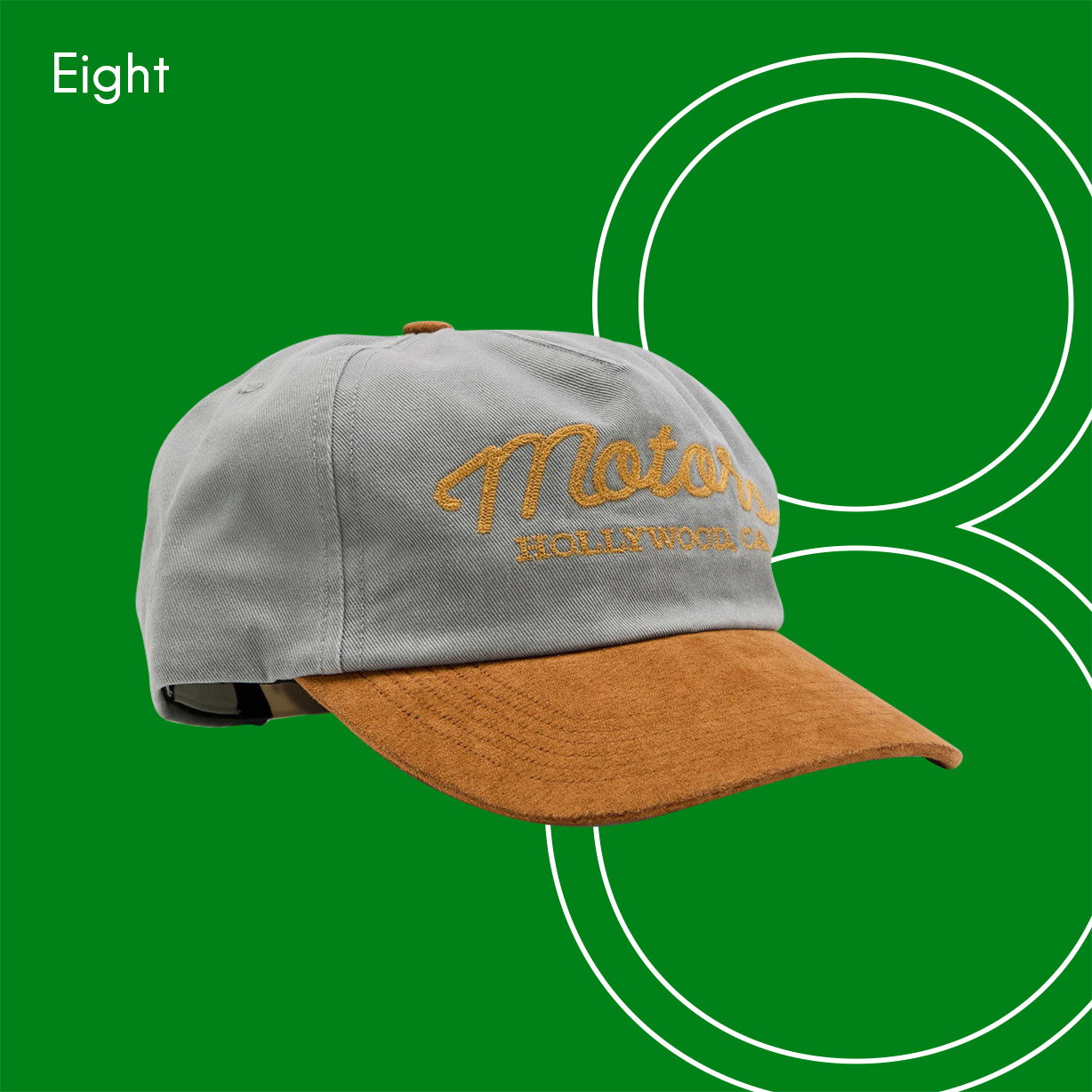 CHERRY LOS ANGELES Motors 5 Panel embroidered cotton cap