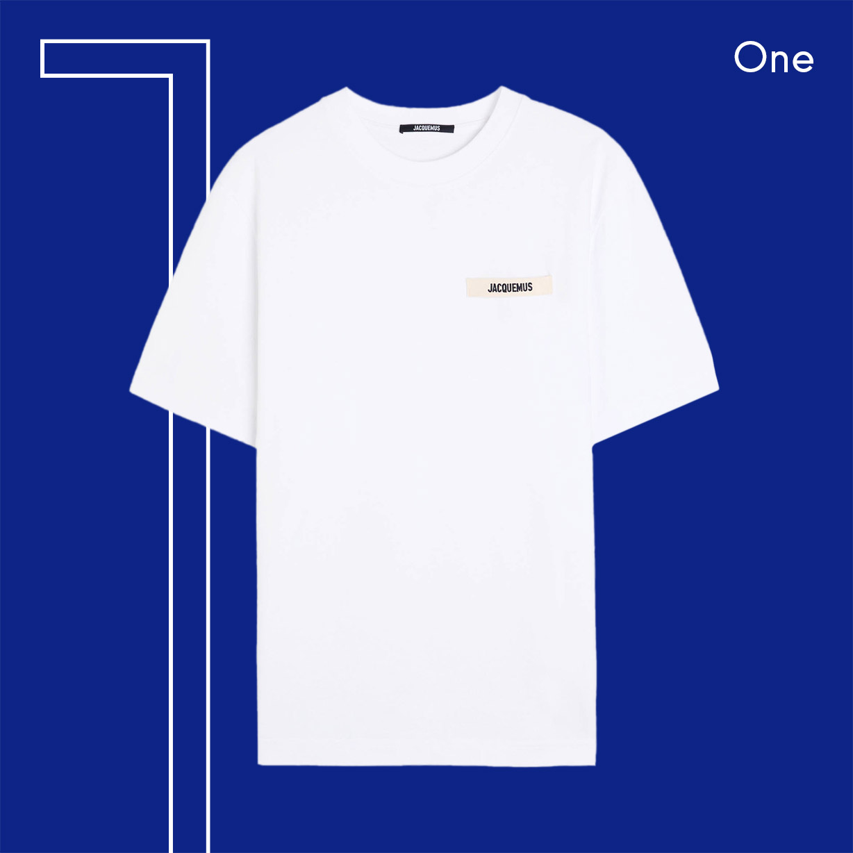 JACQUEMUS Le T-shirt Gros Grain cotton T-shirt