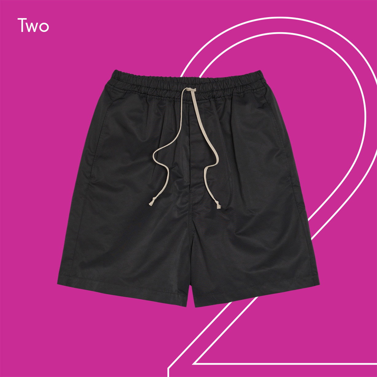 RICK OWENS Faun nylon and cotton-blend shorts