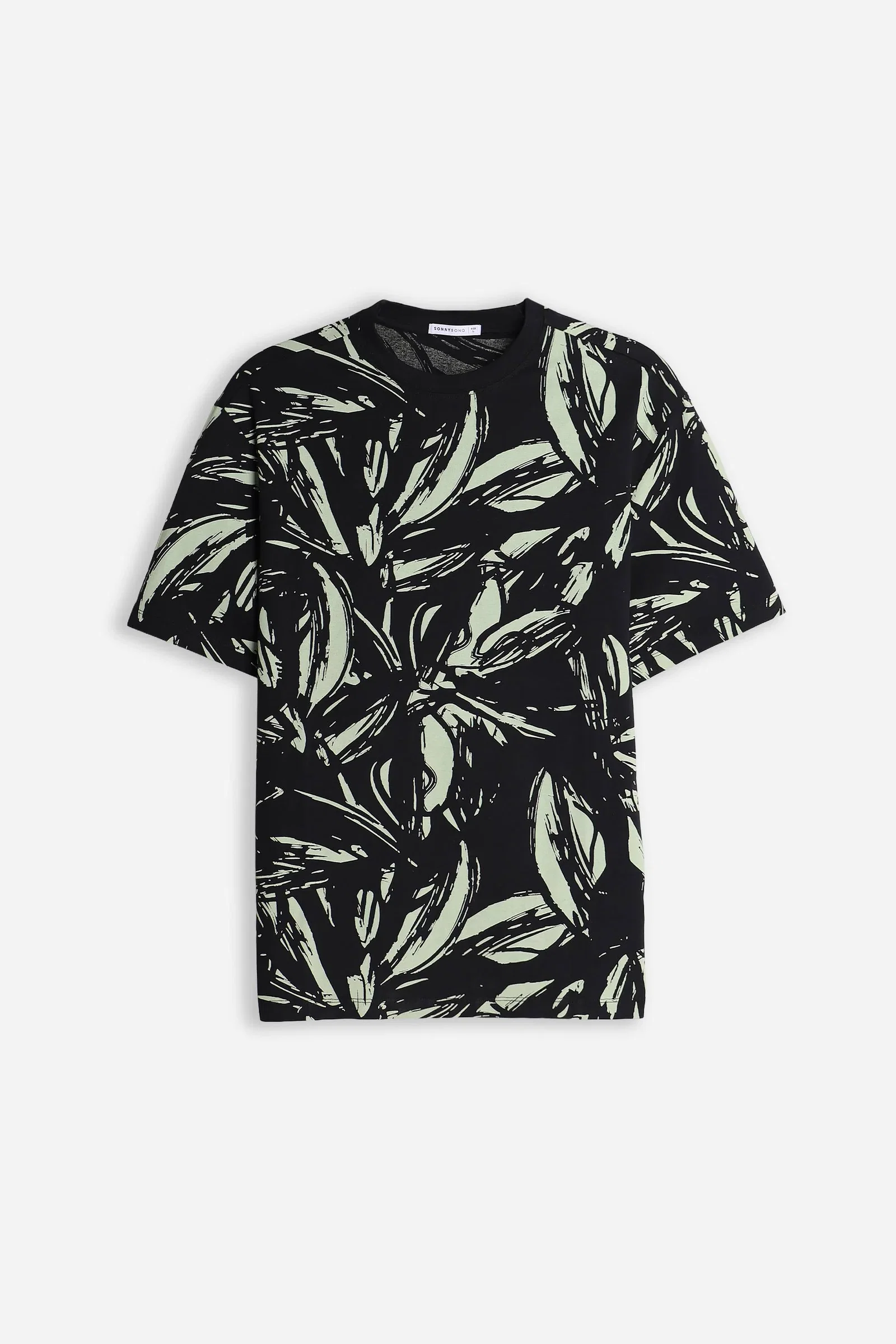 Image of T-SHIRT GIROCOLLO FANTASIA F-SALVIA