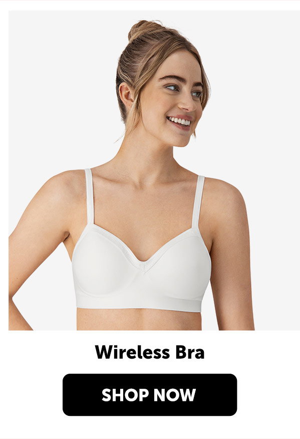 Hanes Foam Evolution Women’s Wireless Bra with SmoothTec Band