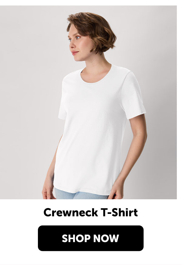 Hanes Perfect-T Women's Cotton Crewneck T-Shirt