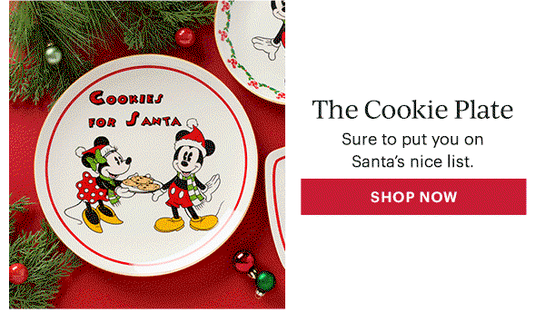 The Cookie Plate  Sure to put you on Santa's nice list.  [SHOP NOW]