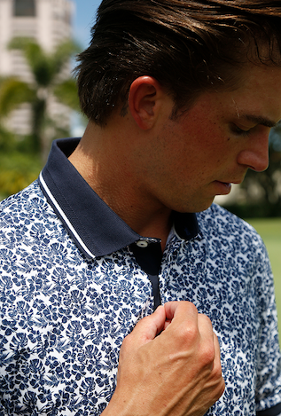 Vance OoohCotton® Floral Polo Shirt