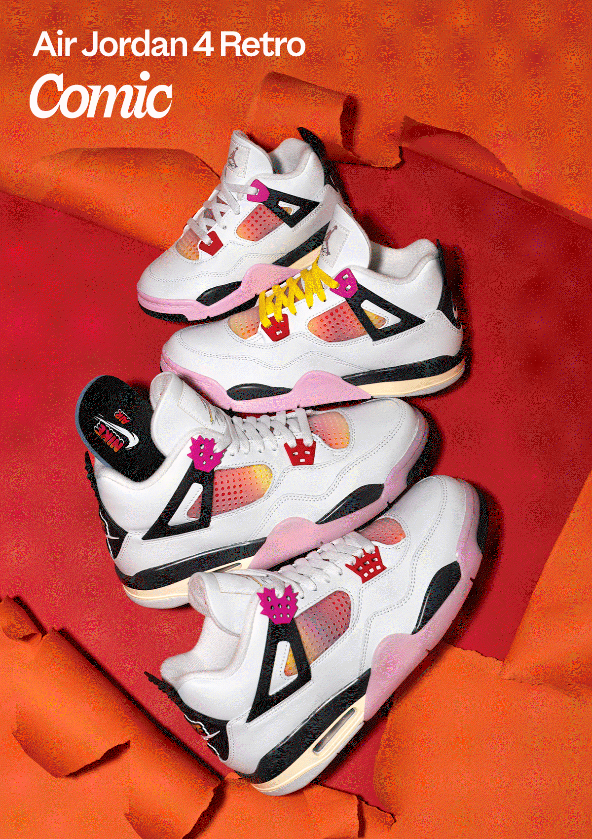 Air Jordan 4 Retro Comic sneakers!
