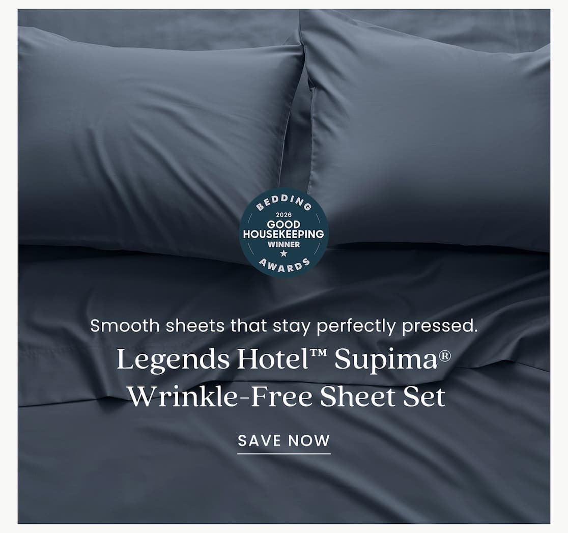 Legends Hotel Supima Wrinkle-Free Sheet Set