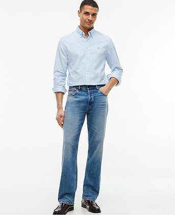 Dover Whiskered Selvedge Regular Straight Leg Jeans