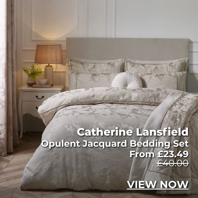 Catherine Lansfield Opulent Jacquard Bedding Set