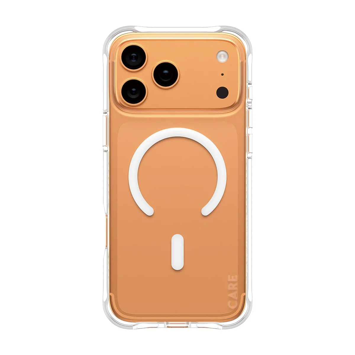Image of CARE™ by PanzerGlass® Samba Case Transparent w. White MagSafe iPhone 17 Pro Max