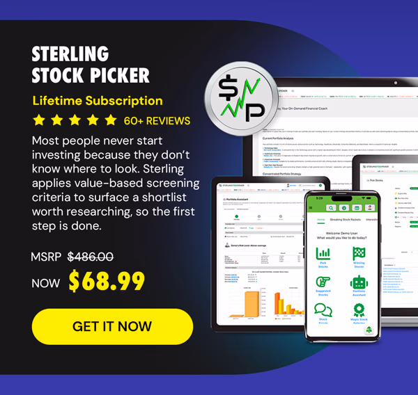 Sterling Stock Picker Lifetime Subscription